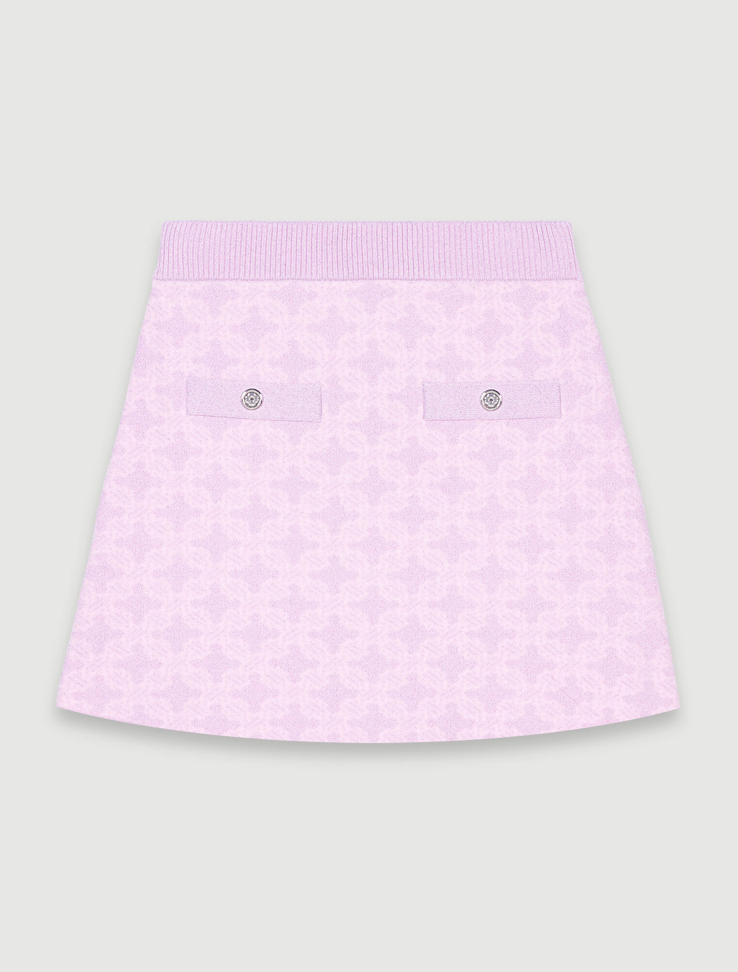 Jacquard knit skirt