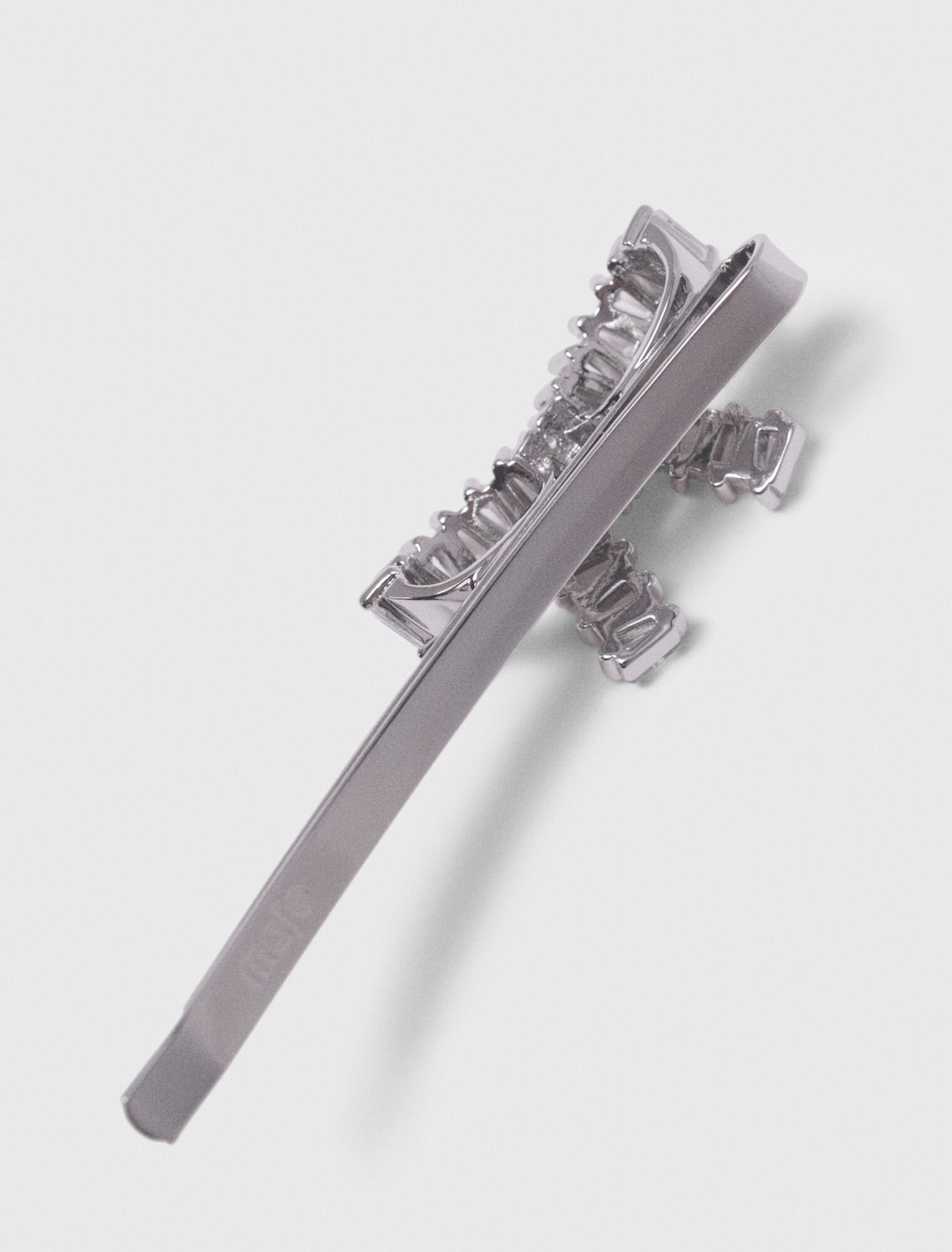 Rhinestone bow barrette