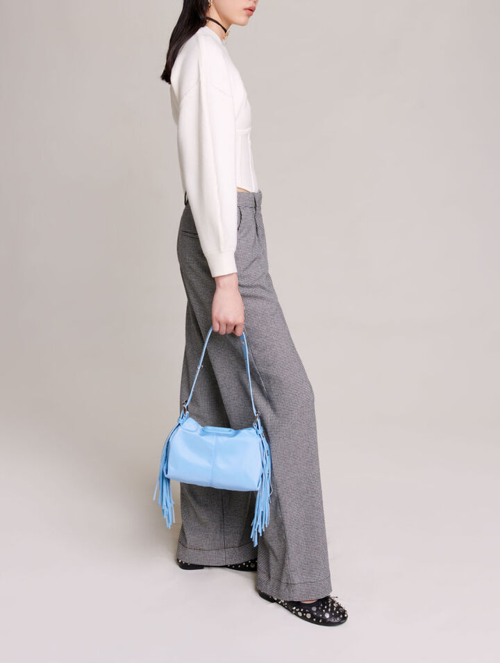 Wide-leg suit trousers