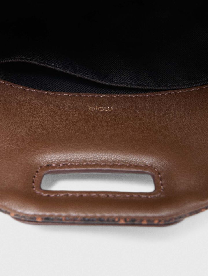 Miss M Mini embossed leather bag