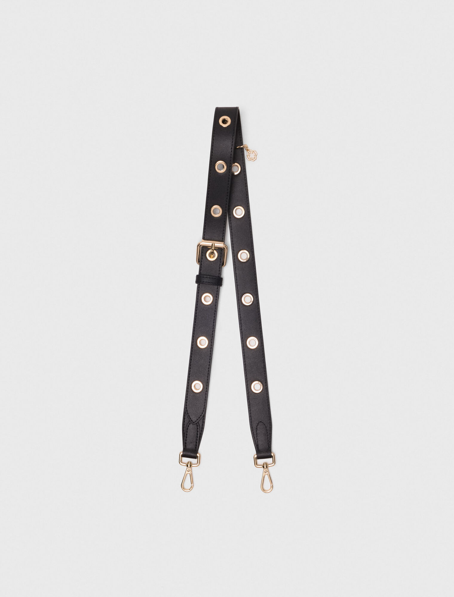 Leather strap with eyelets