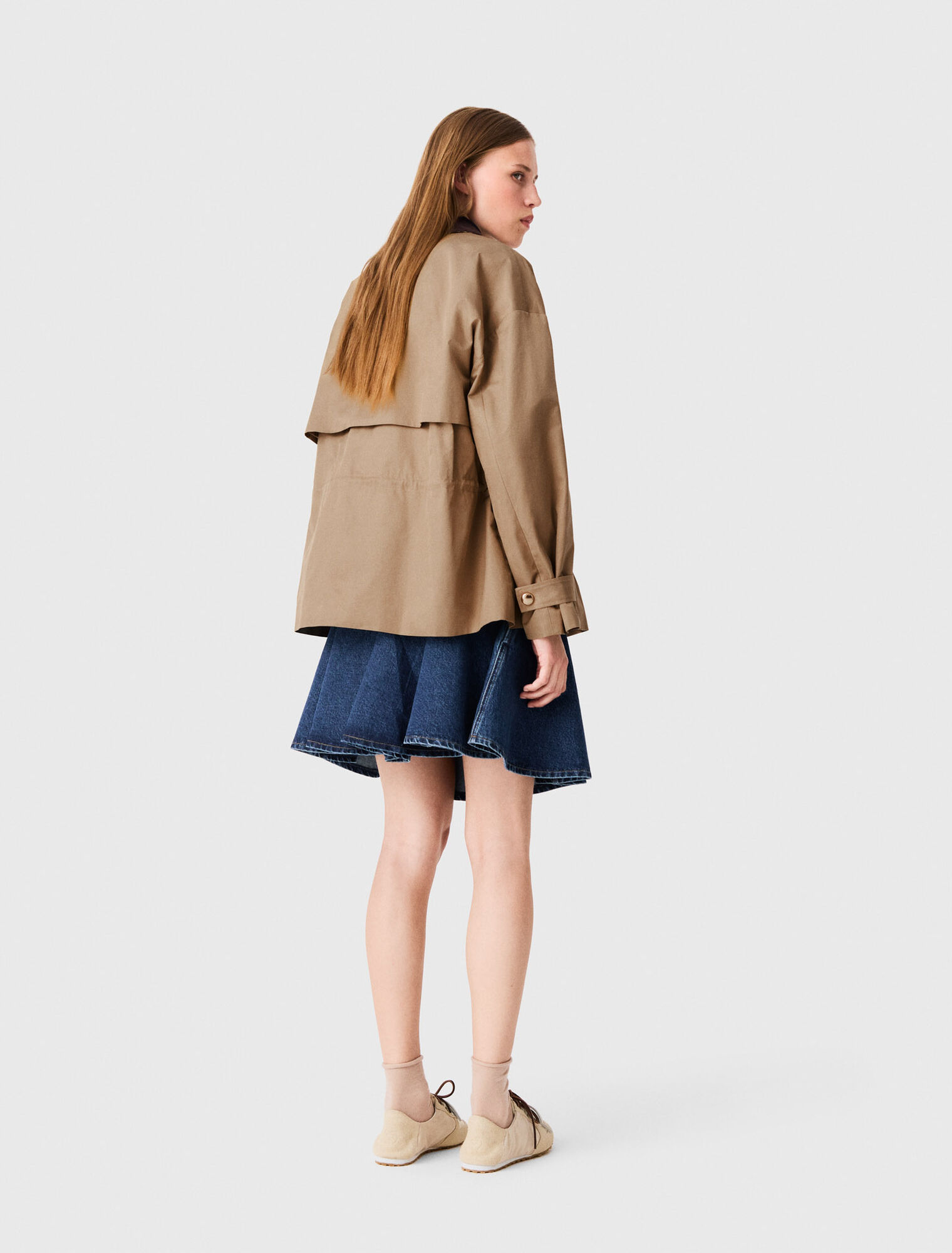 Coat with removable lining