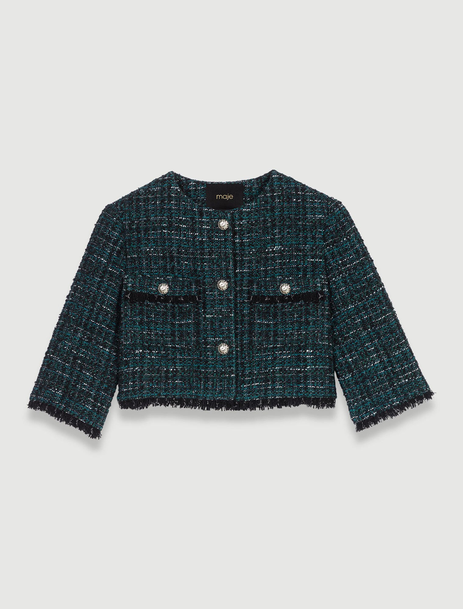 Short tweed jacket