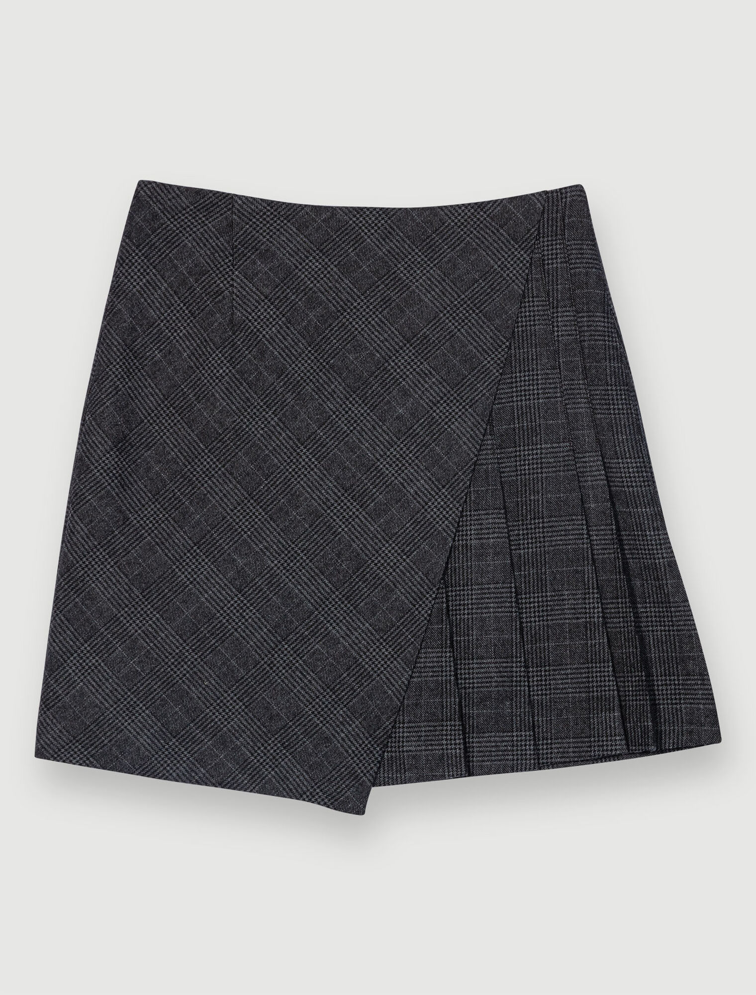 Checked skirt