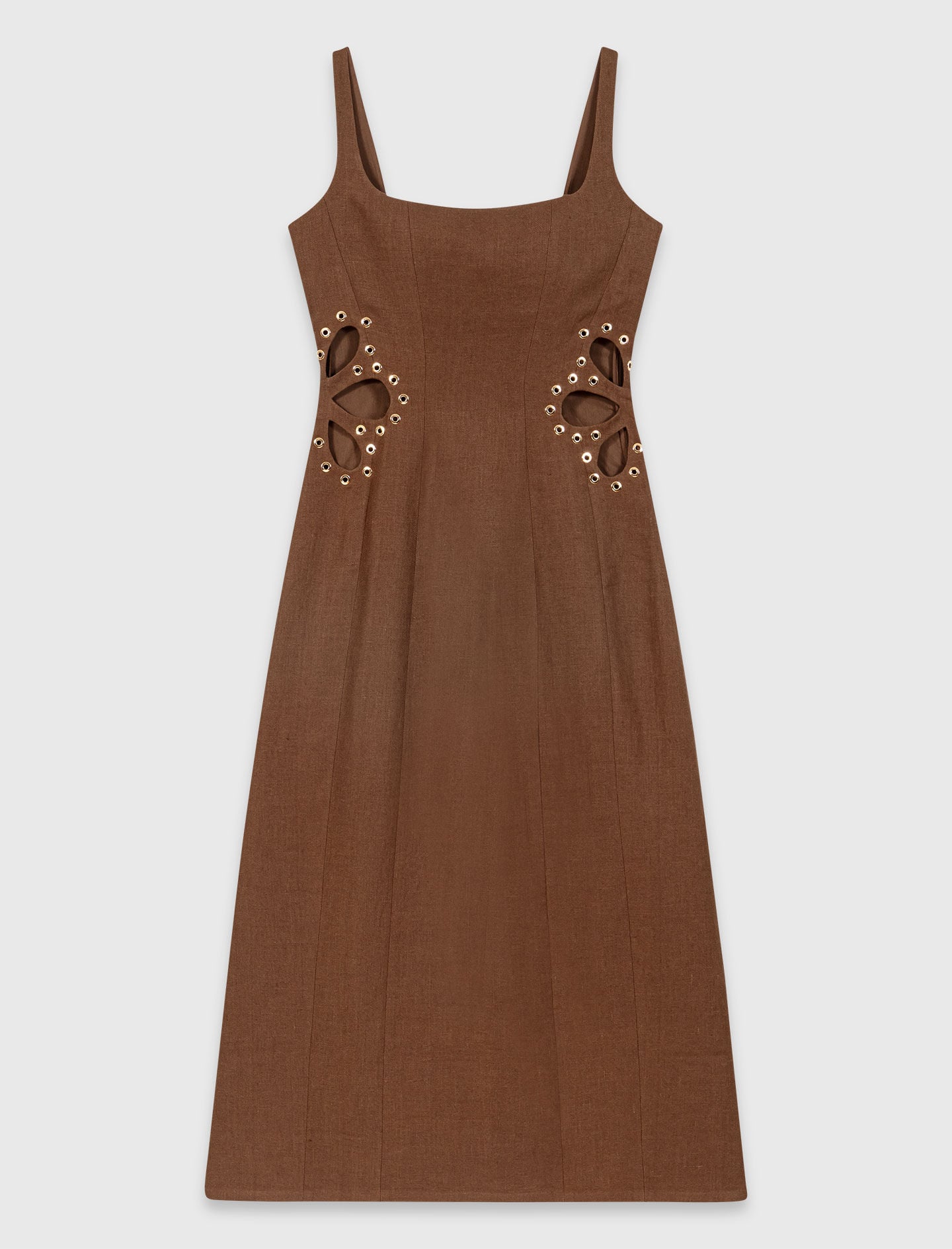 Linen blend maxi dress 6