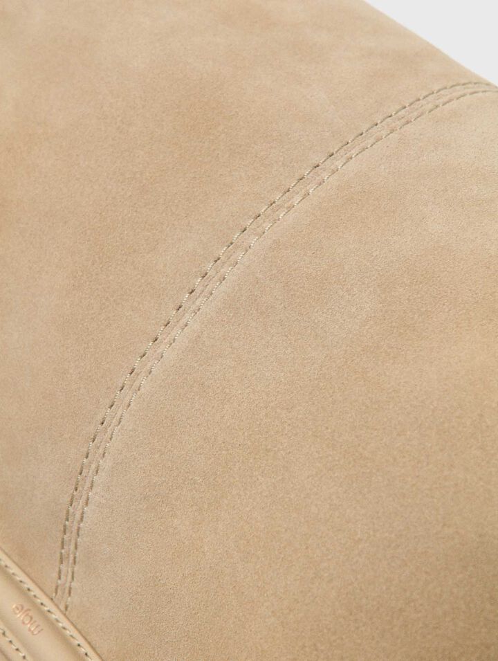 Suede Milpli tote bag