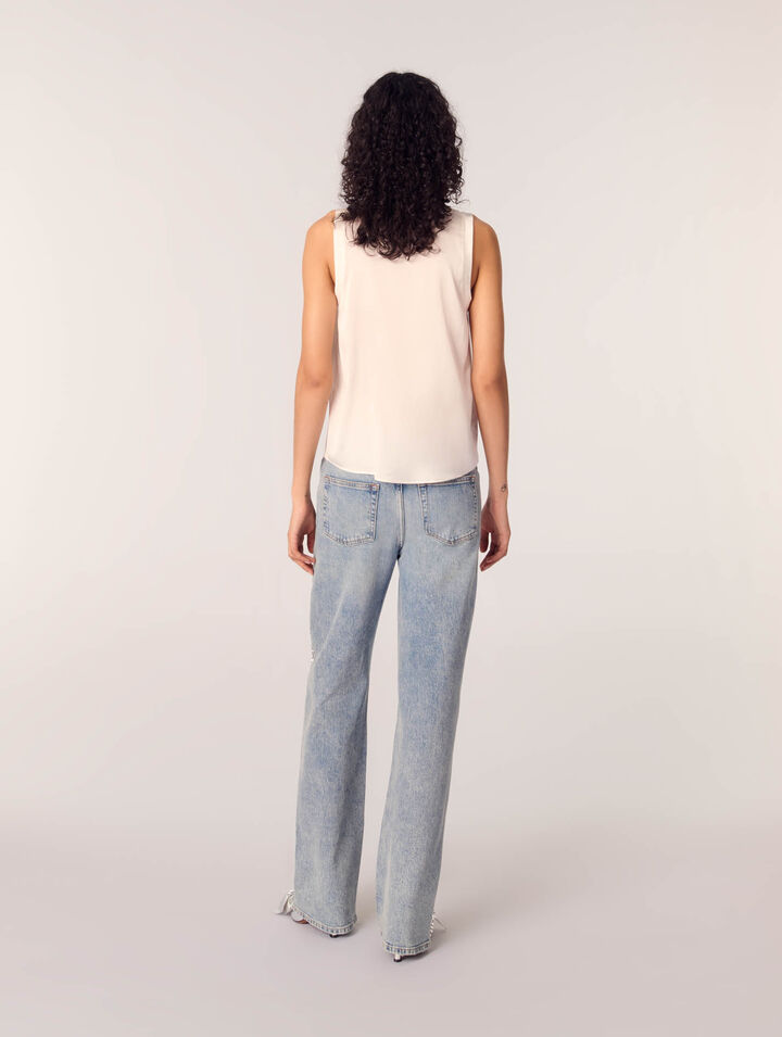 Silk tank top