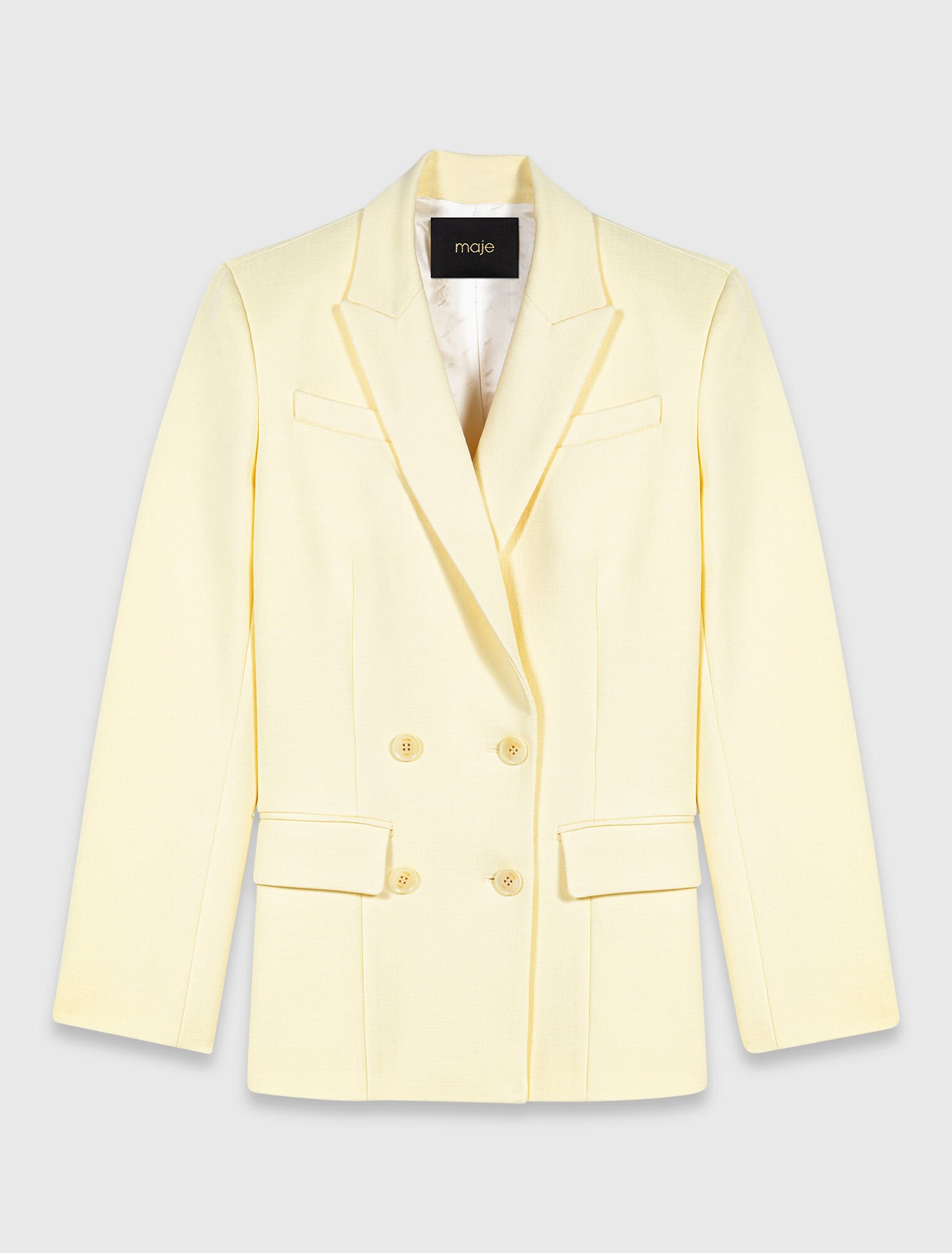 Double-breasted suit jacket