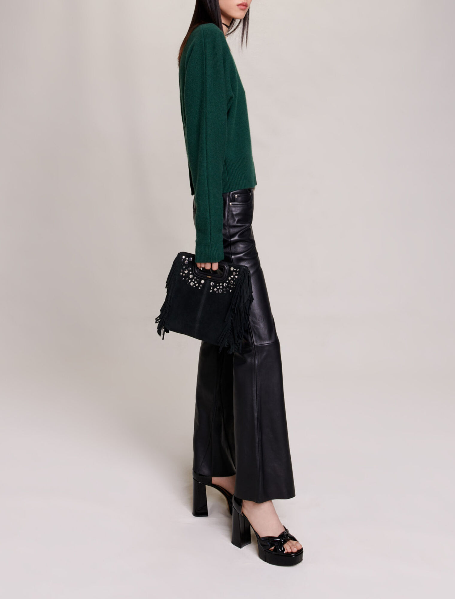 Reversible cashmere jumper