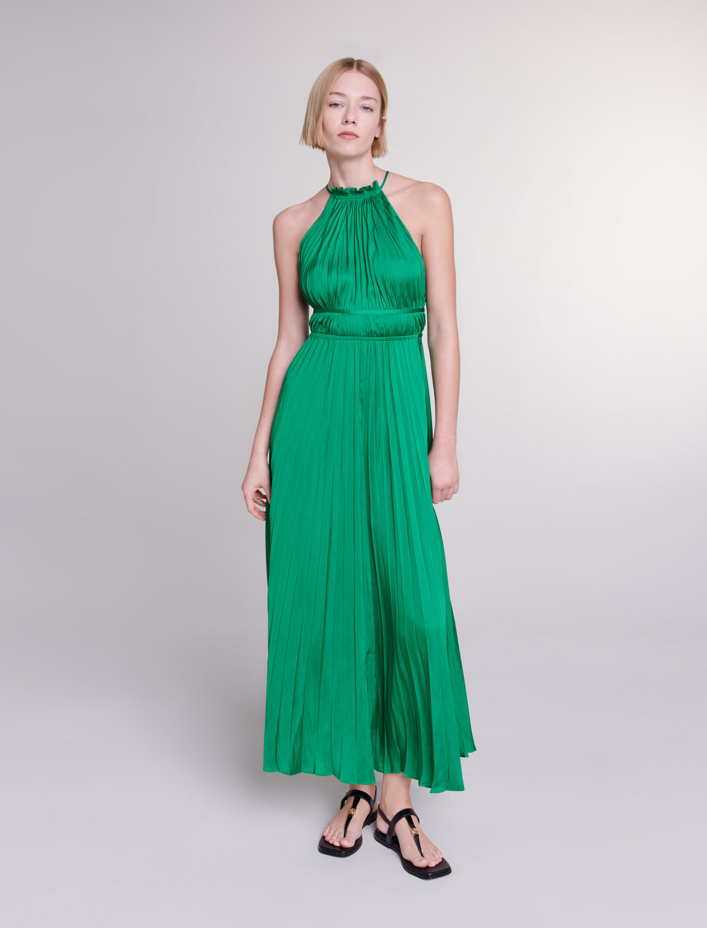 Maje green dress online