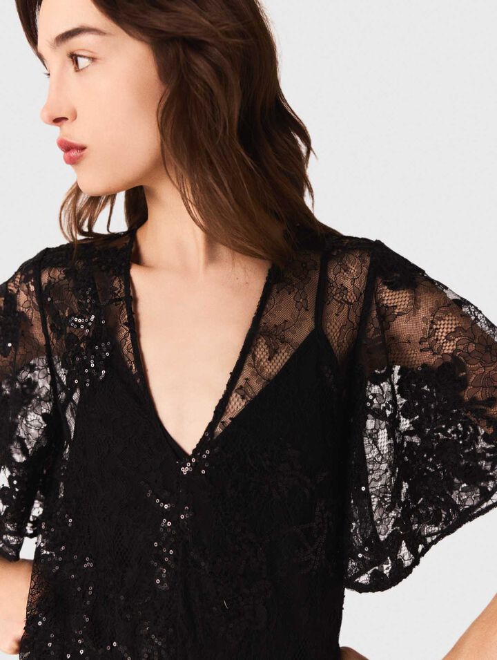 Lace maxi dress