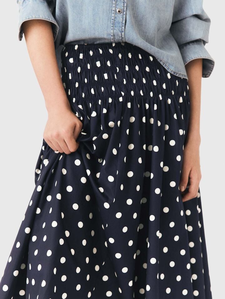 Long cotton skirt