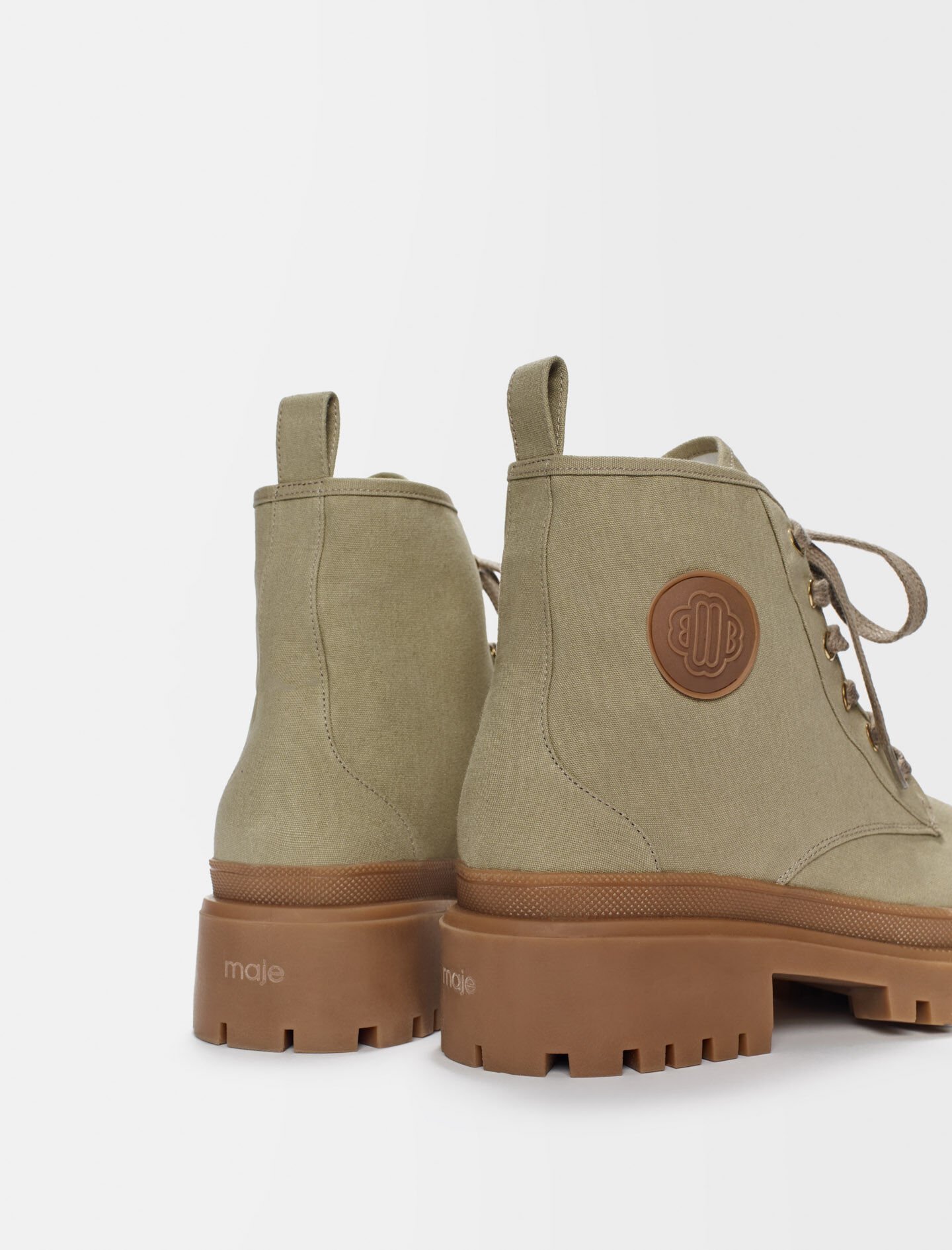 Fabric boots Natural for Women | Maje