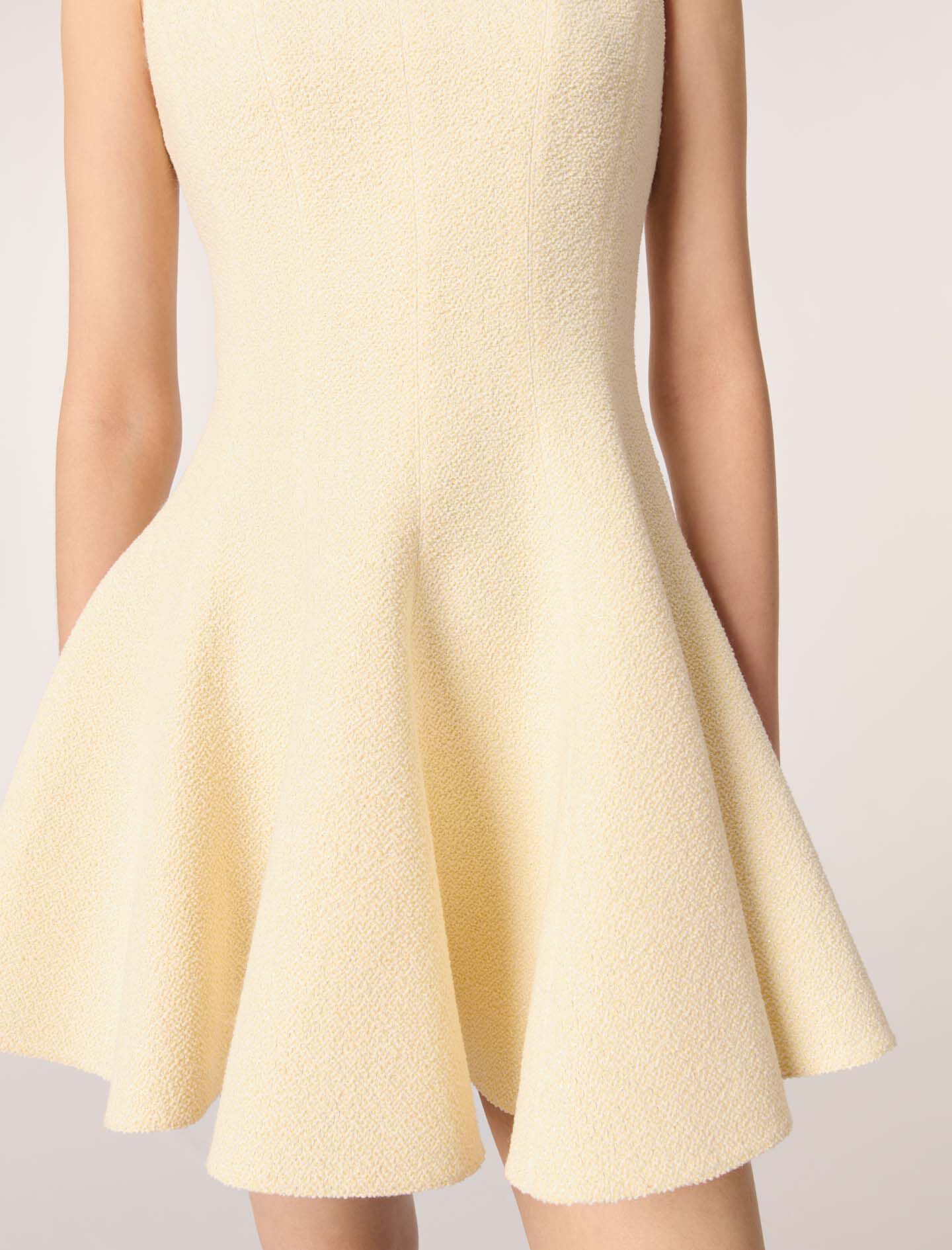 Short tweed dress Yellow / Orange for Women | Maje
