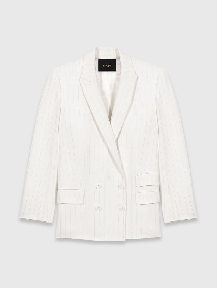 Double-breasted suit jacket