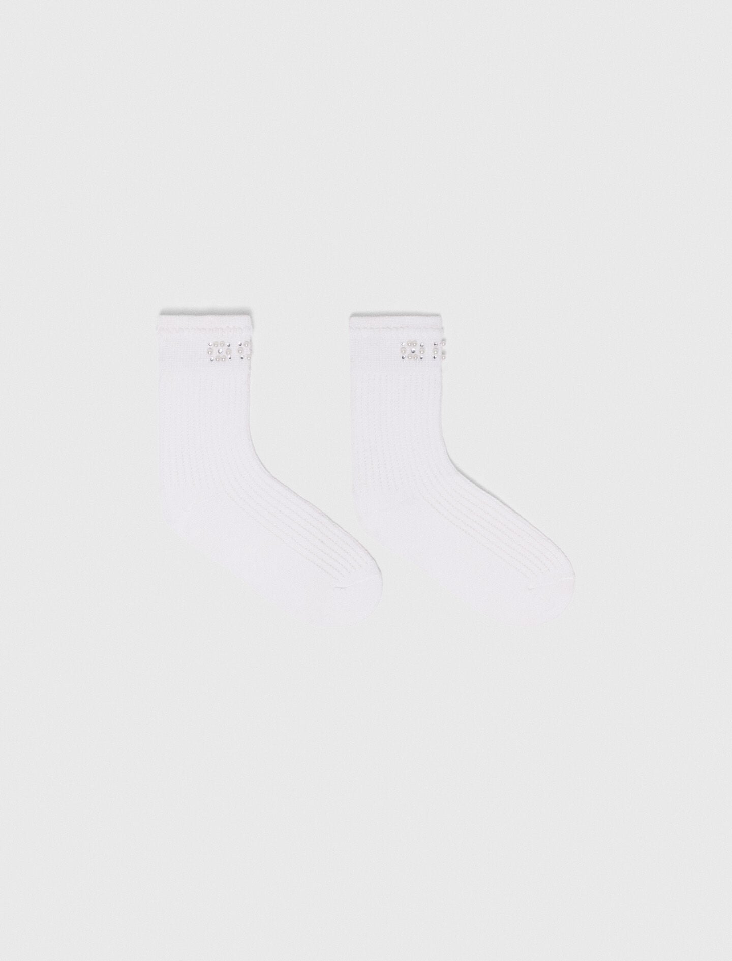 Pearl pointelle socks 8