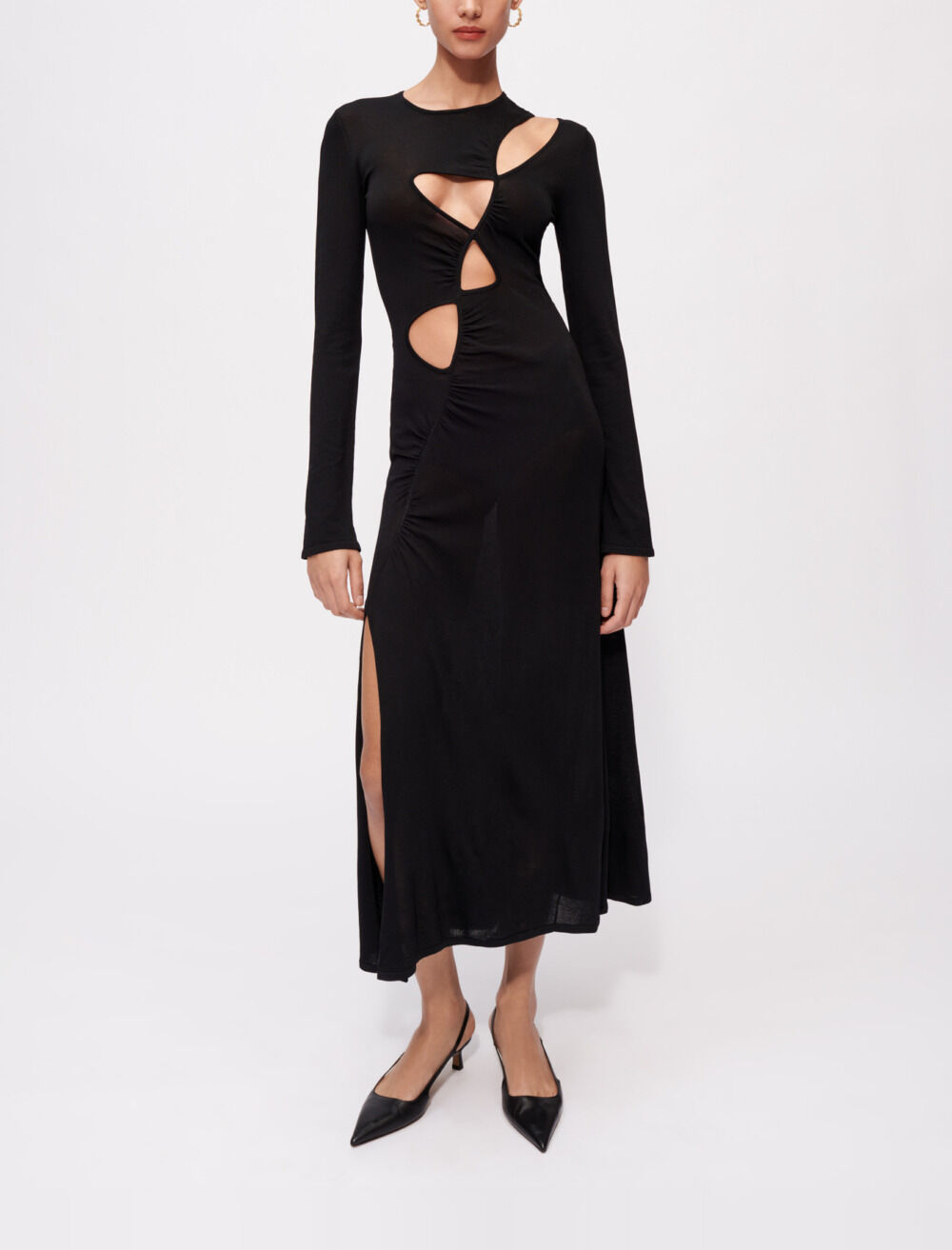 Maje mesh dress clearance