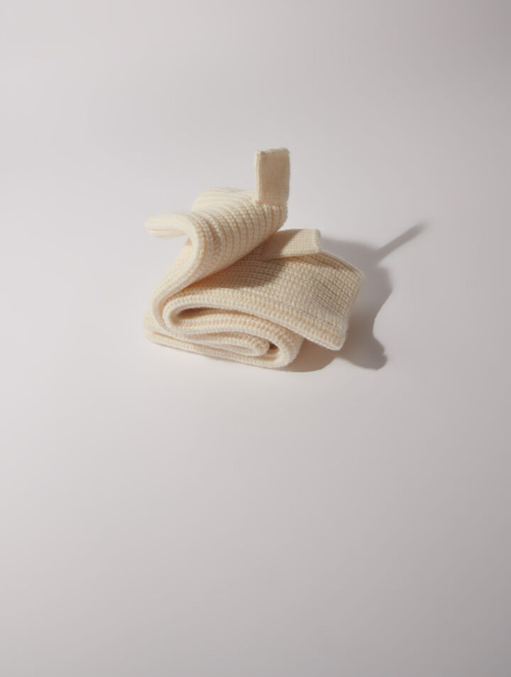 Wool and cashmere mittens
