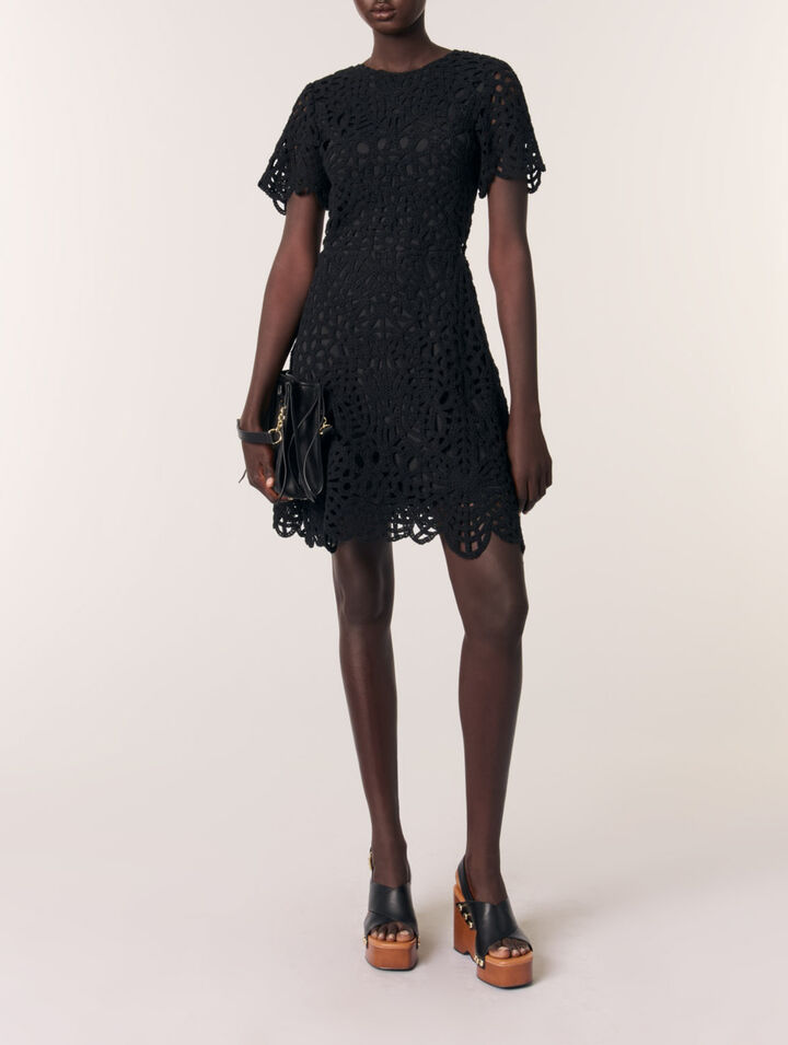 Short crochet dress