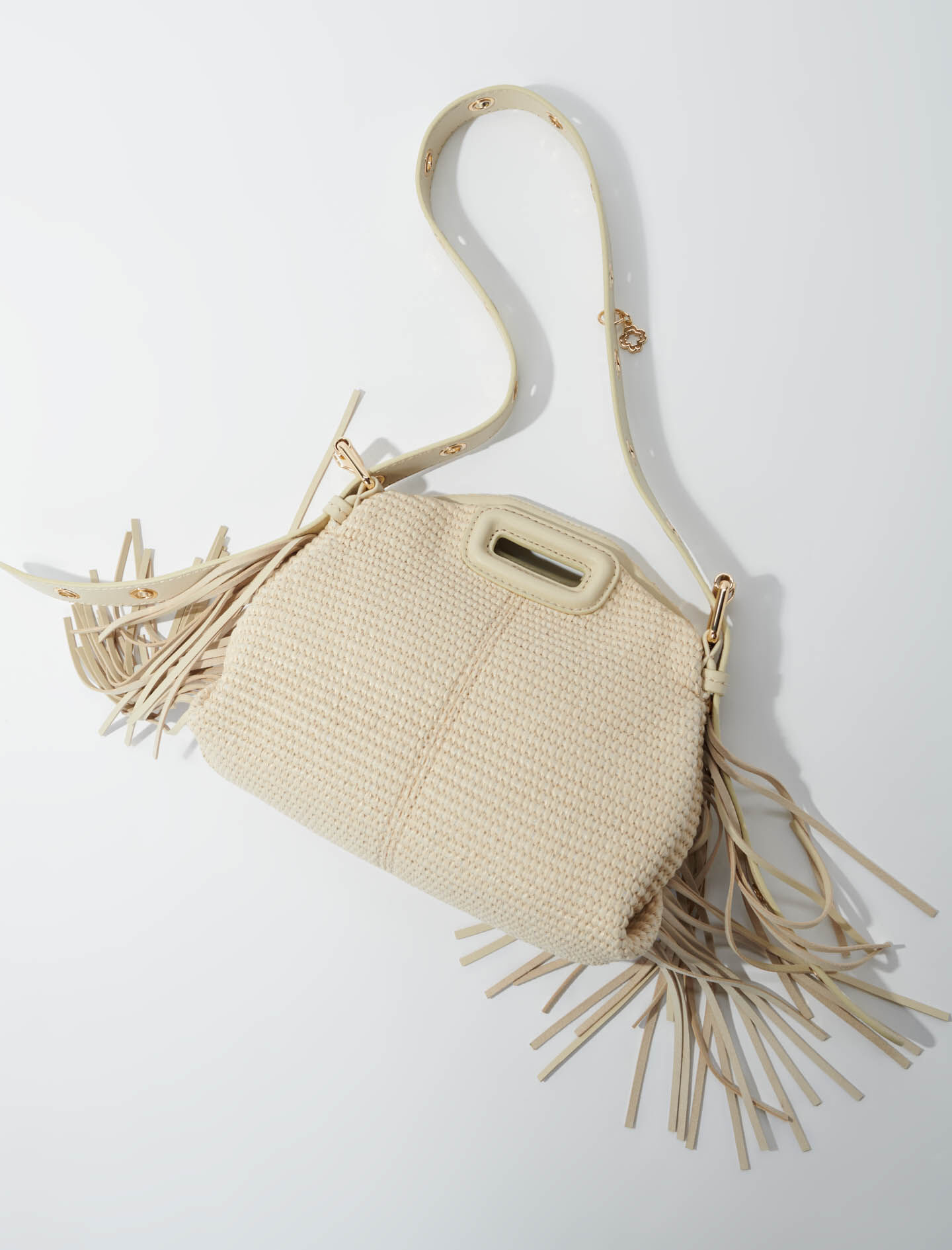 Raffia effect Miss M Mini bag Miss M Mini Maje