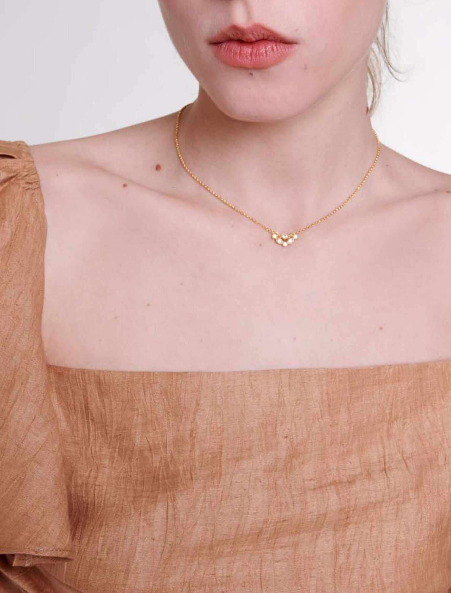 Ruffled linen top