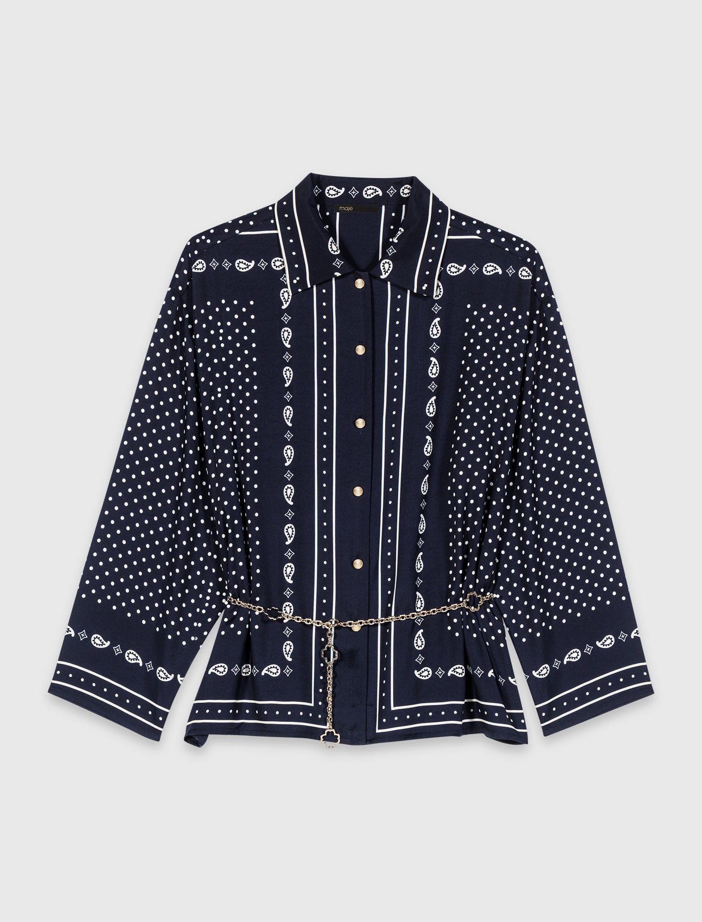 Flowing printed shirt 7