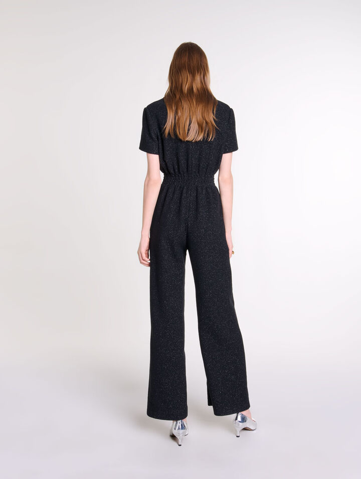 Tweed trouser suit