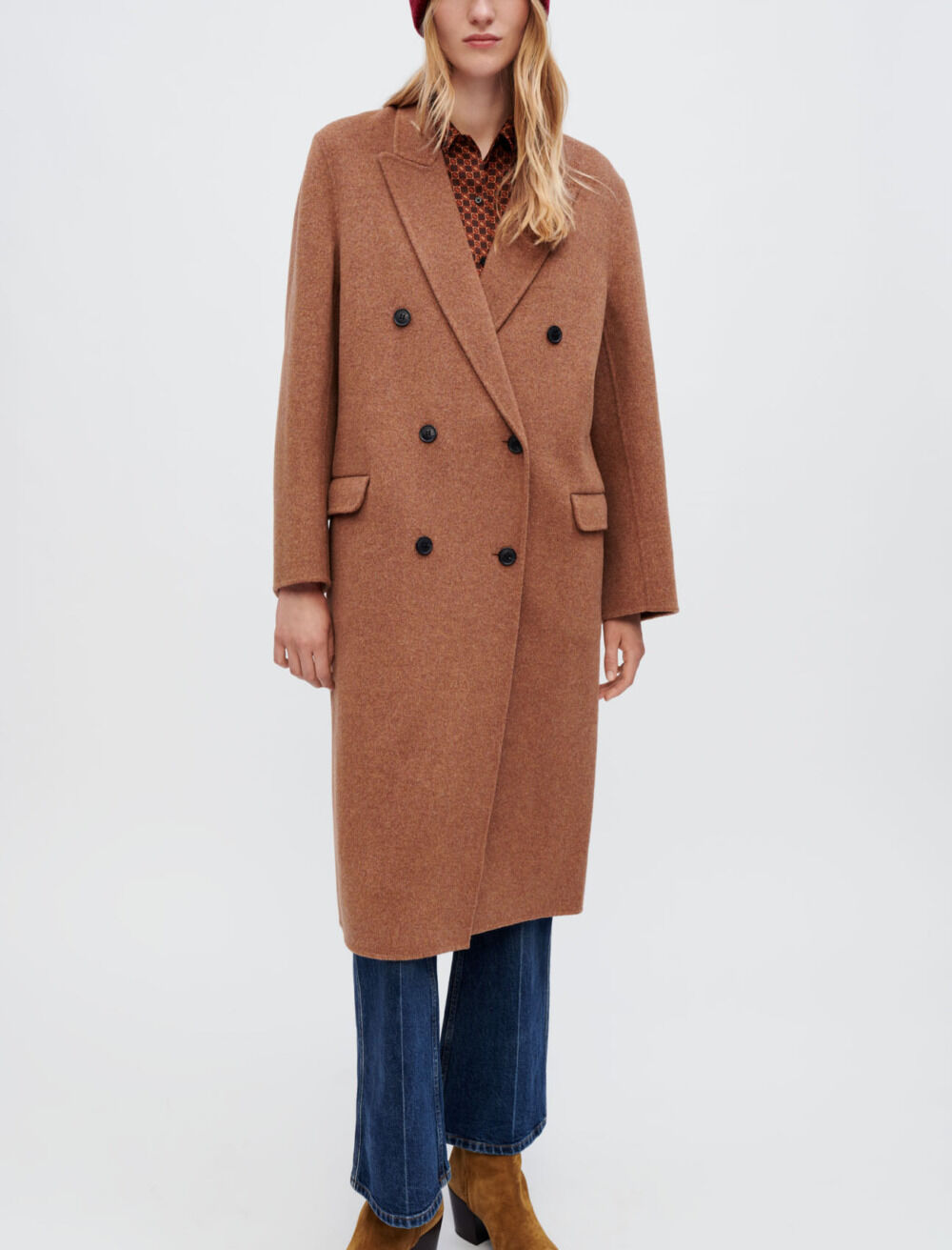 Maje camel coat new arrivals