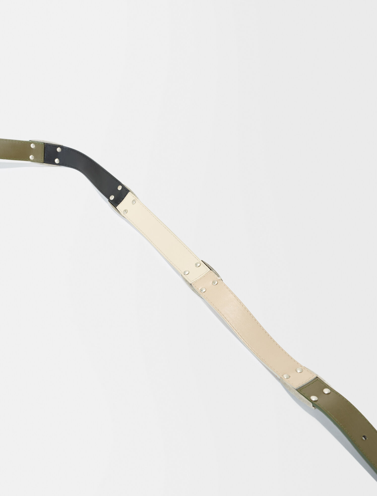Suede leather belt