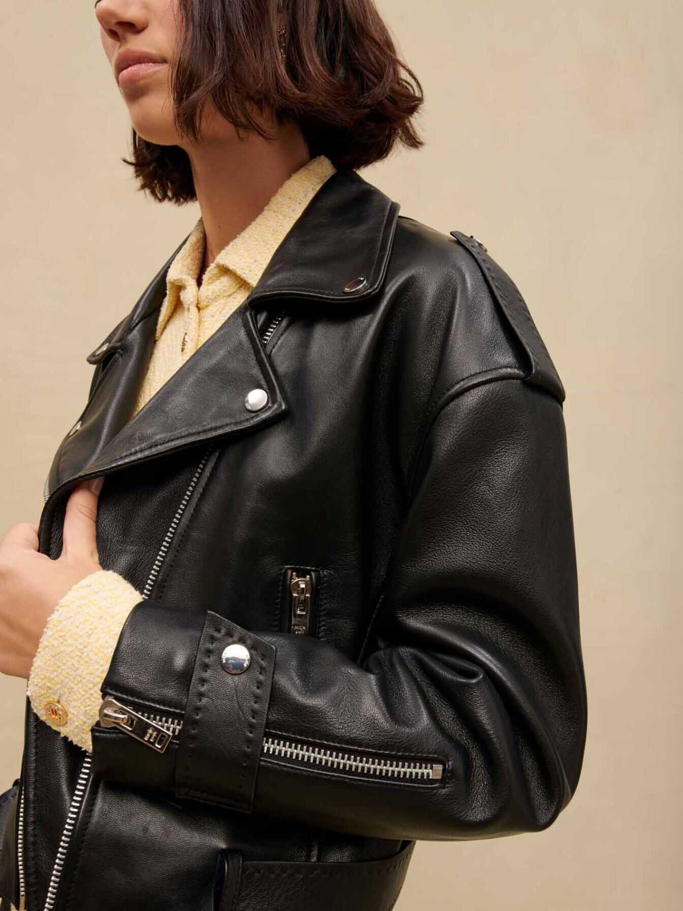 Maje leather online