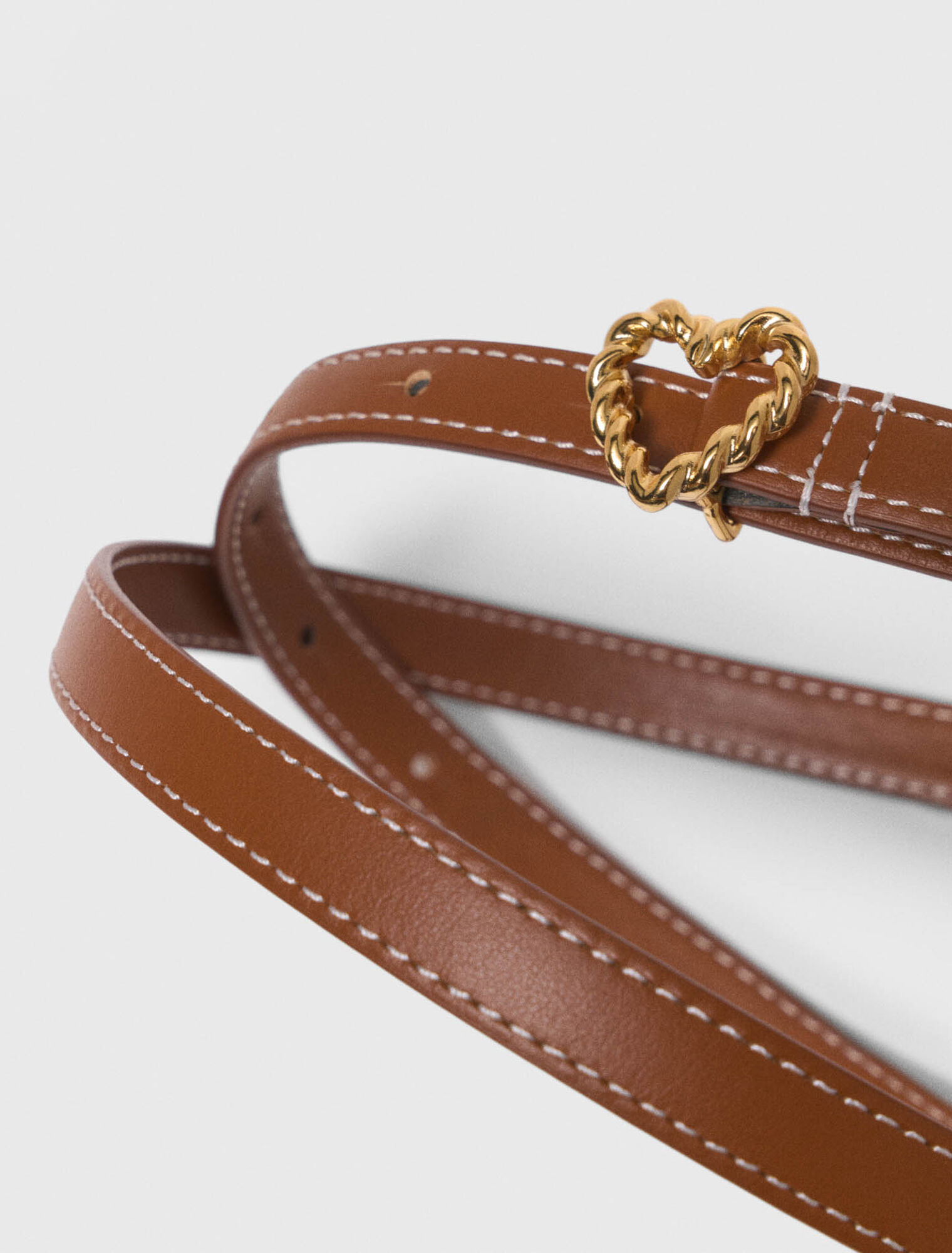 Slim heart belt