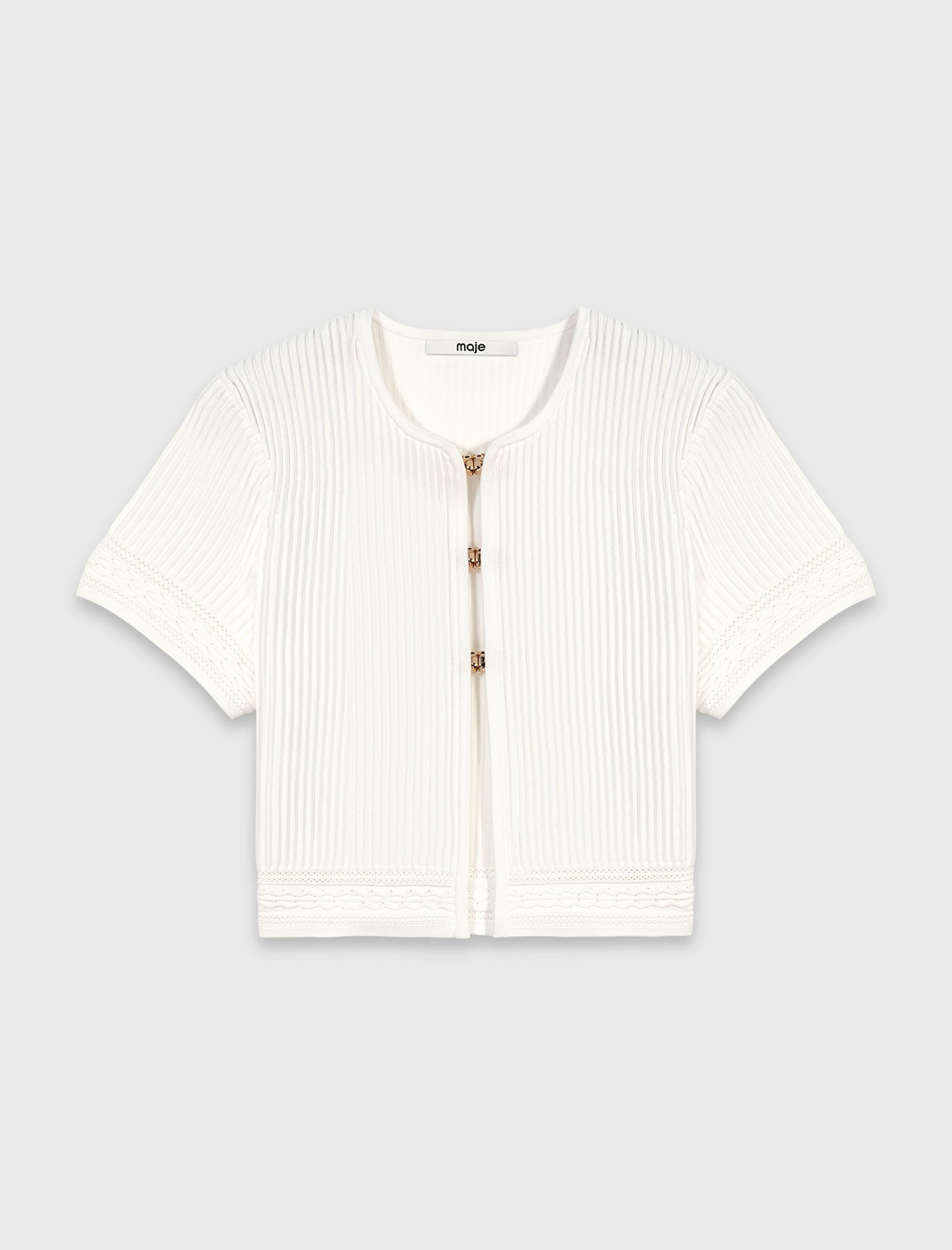 Short-sleeved cardigan 6