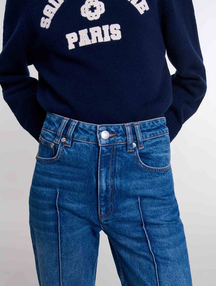 Straight-leg jeans