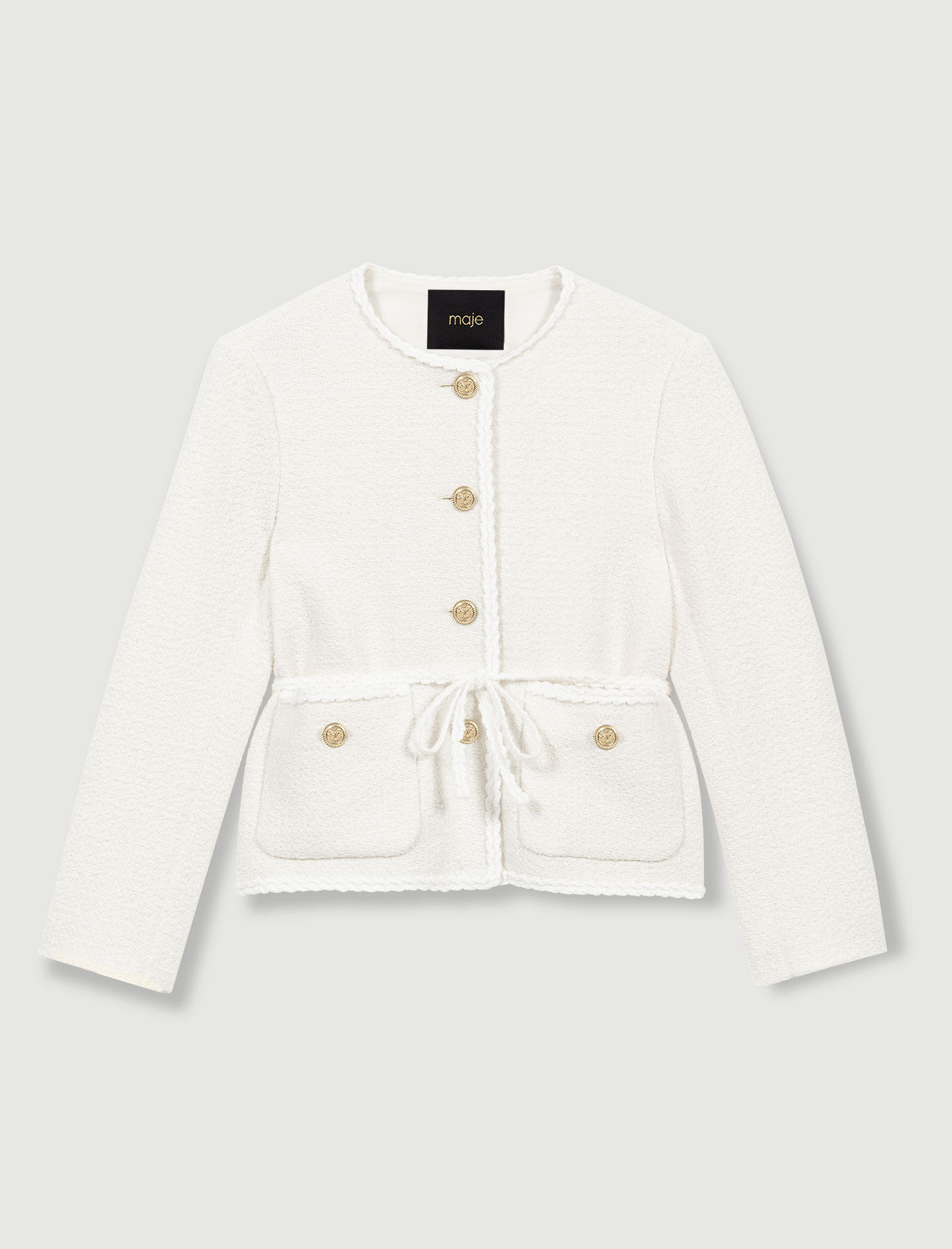 Jones New York Diamond-Quilted Jacket Anorak with Fur Lining