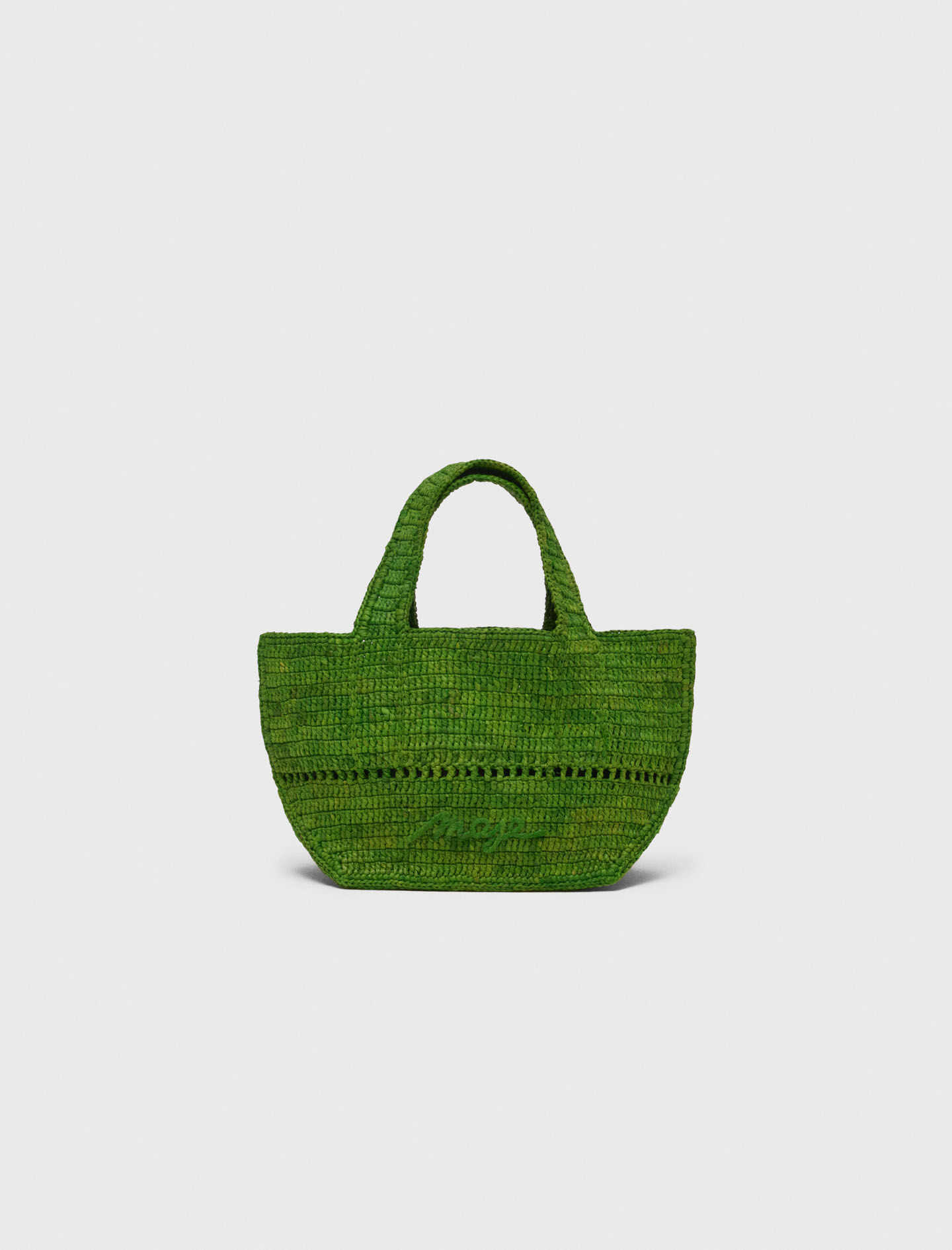 Natural raffia mini shopping bag - Totes & baskets bags | Maje