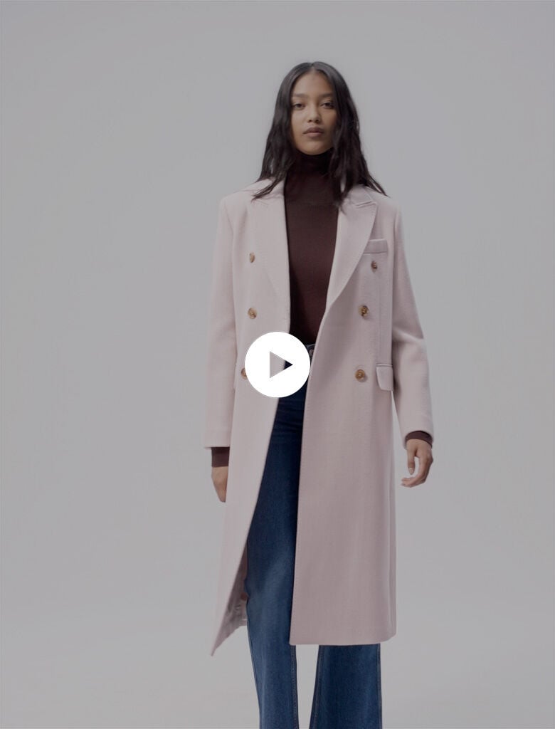 Long lined coat Long coats Maje