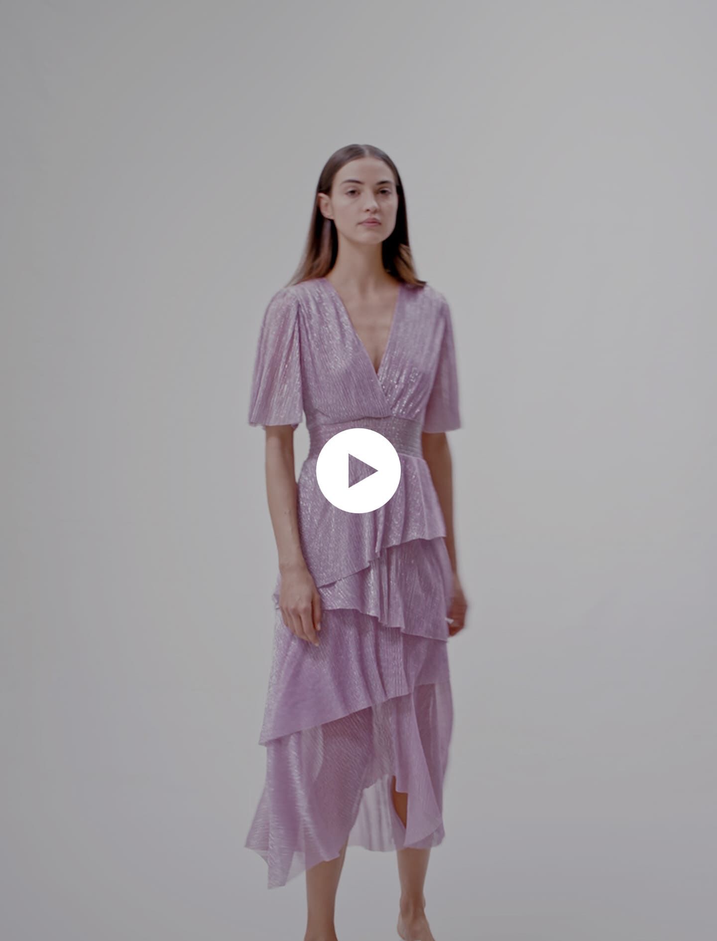 Robe ruffle maje cheap