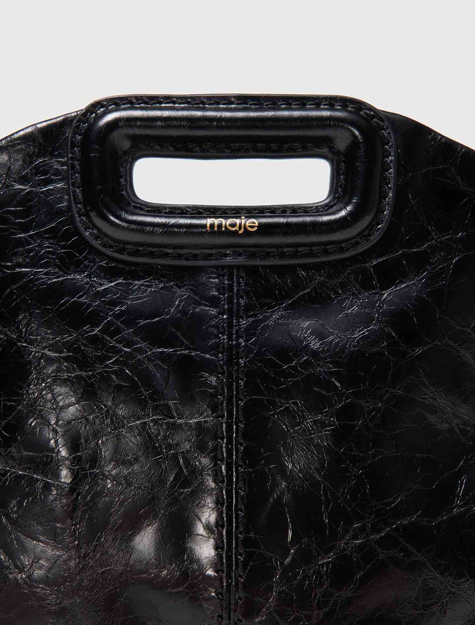 Crackled leather Miss M Mini bag