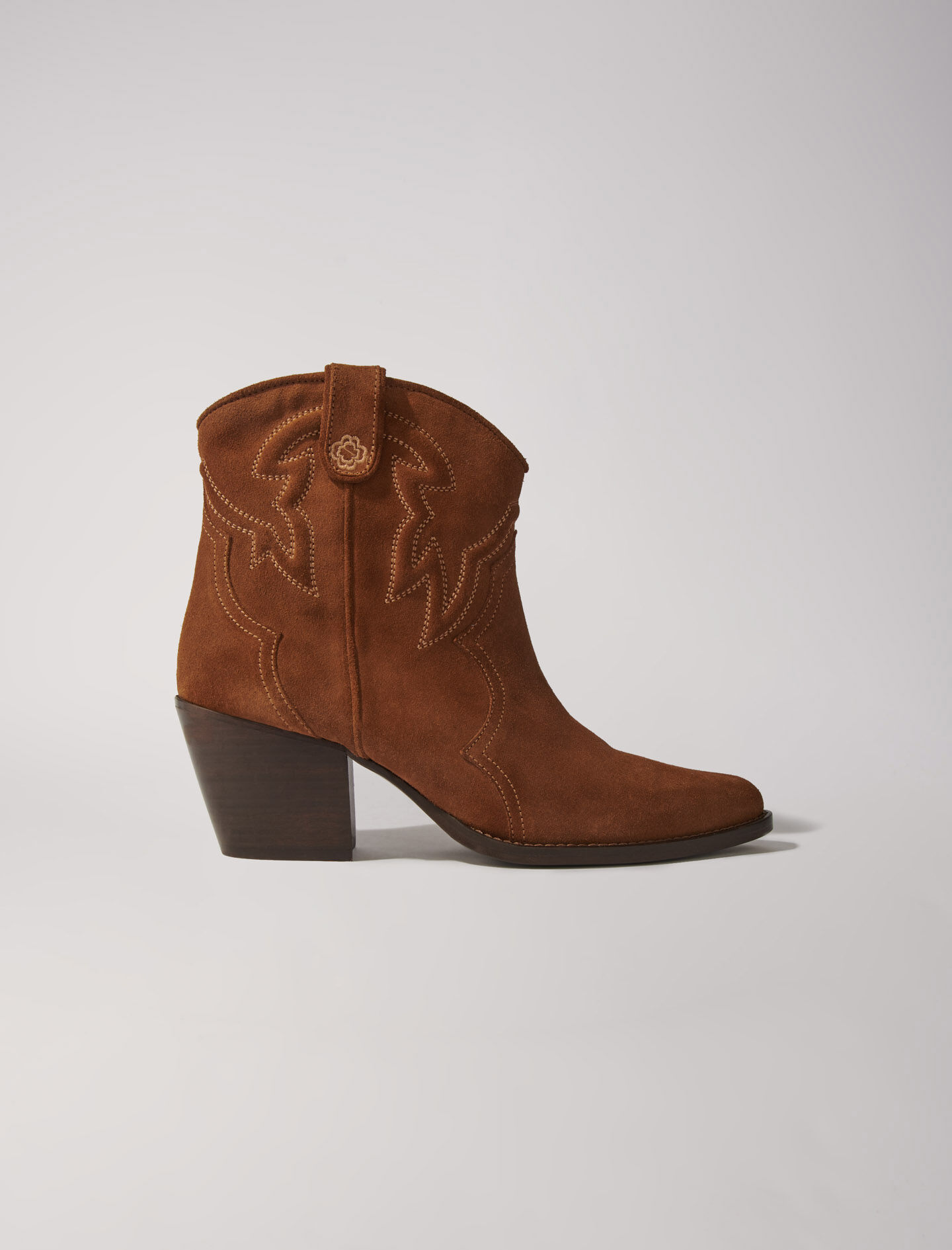 Maje suede boots 2025
