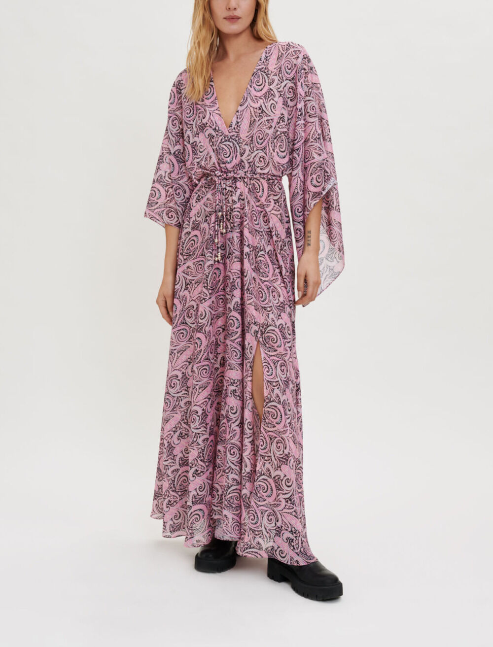Maje scarf dress shop