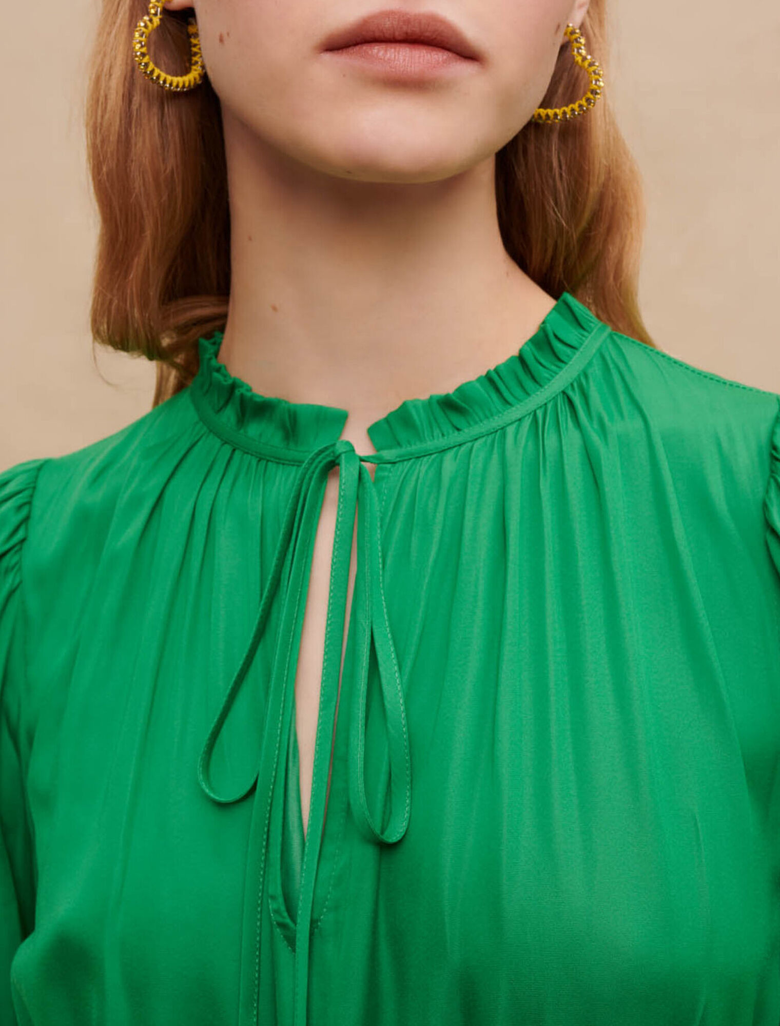 Ruffled mini dress