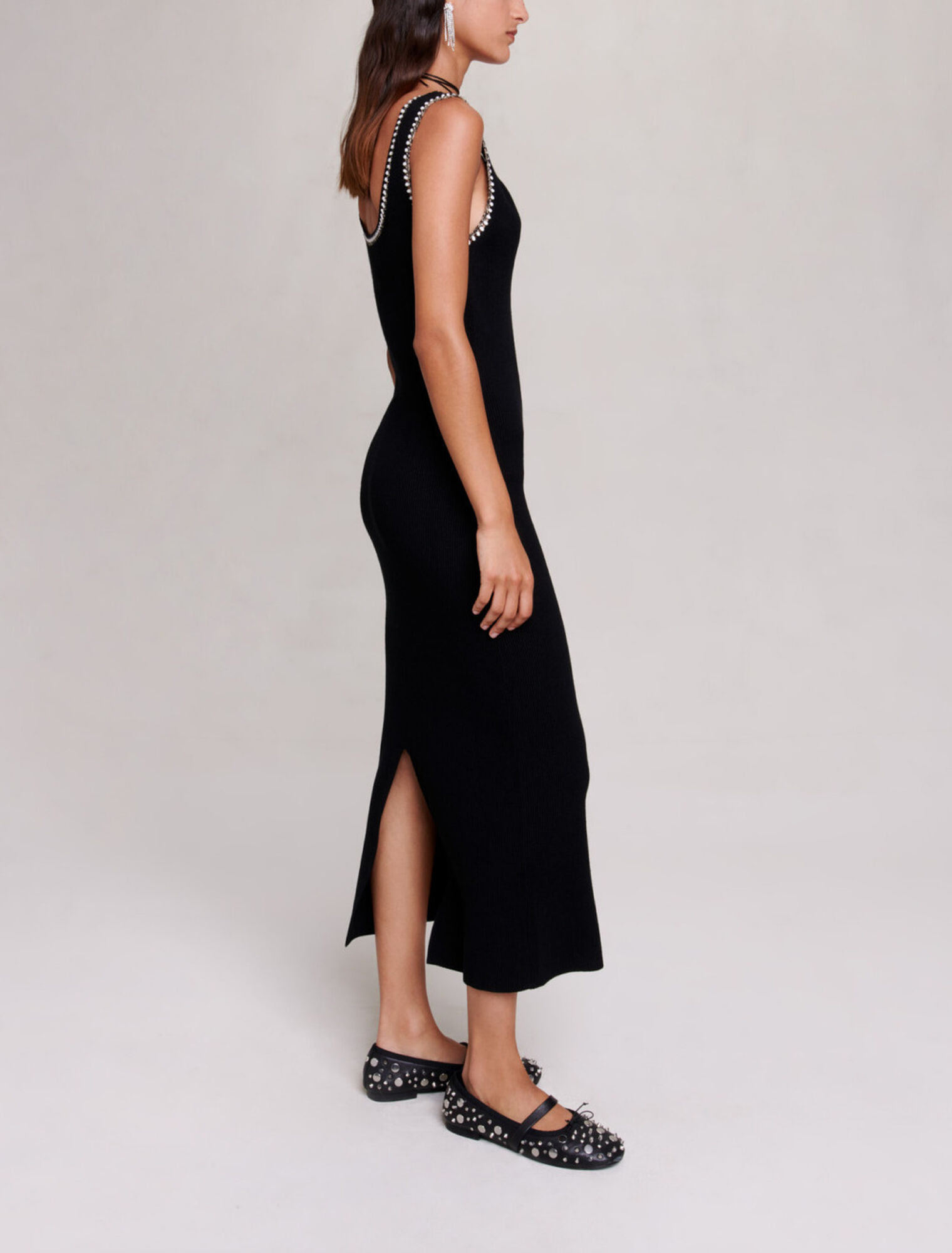 Knit maxi dress