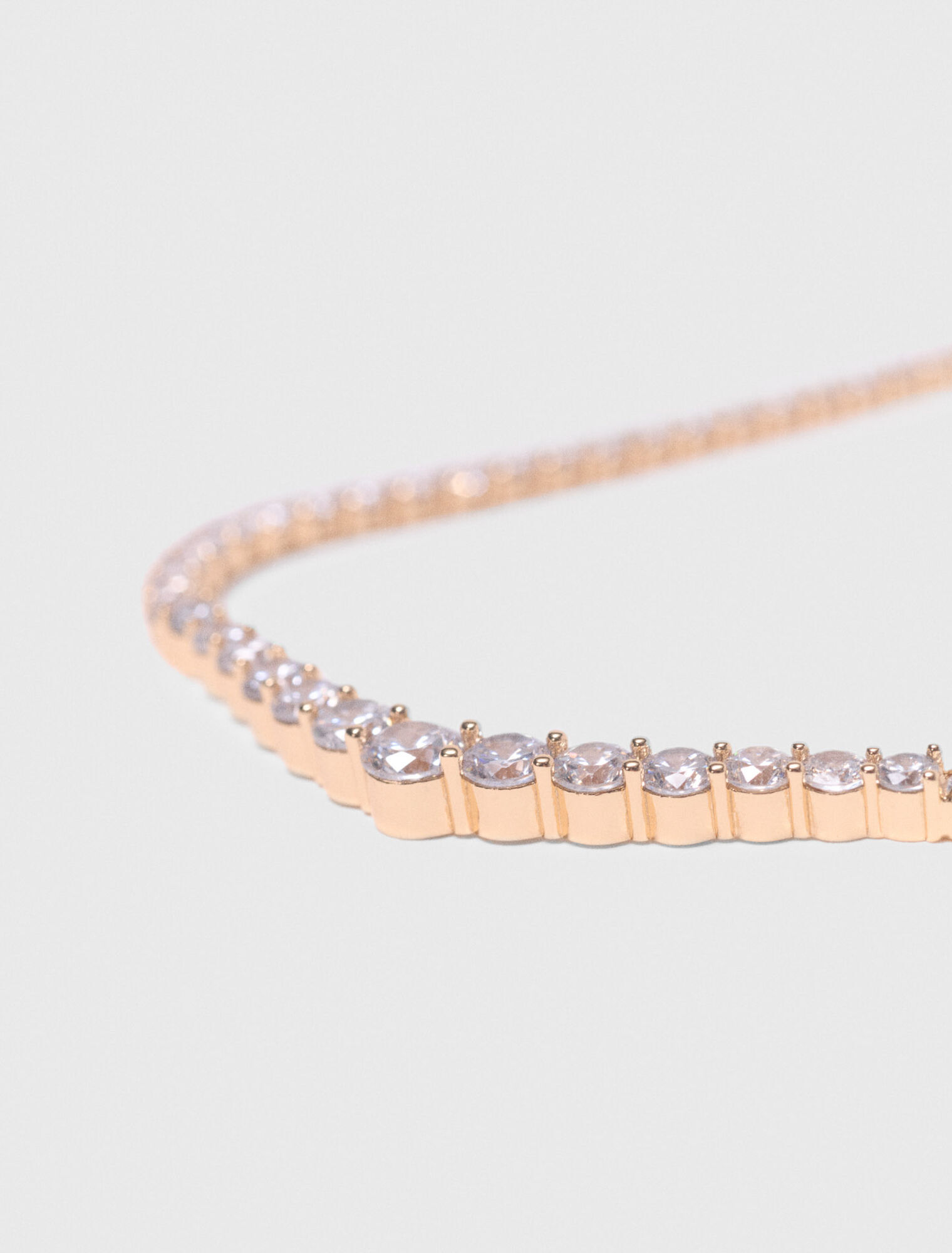 Cascade diamant&eacute; necklace