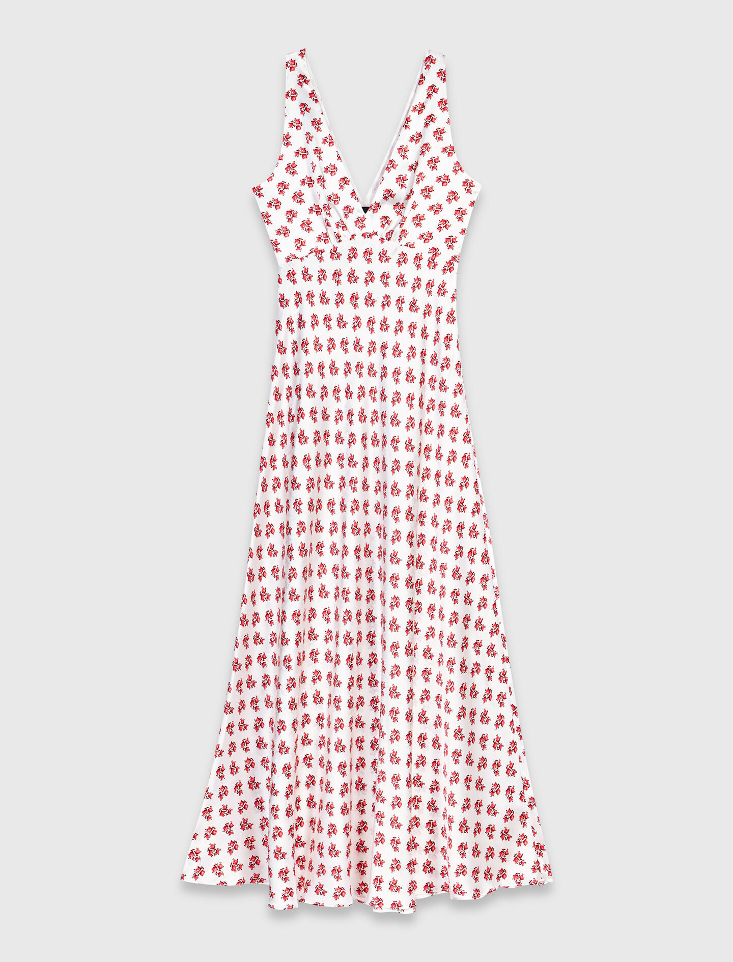 Patterned silk dress 7