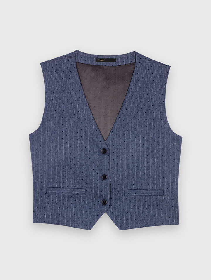 Diamanté tailored jacket