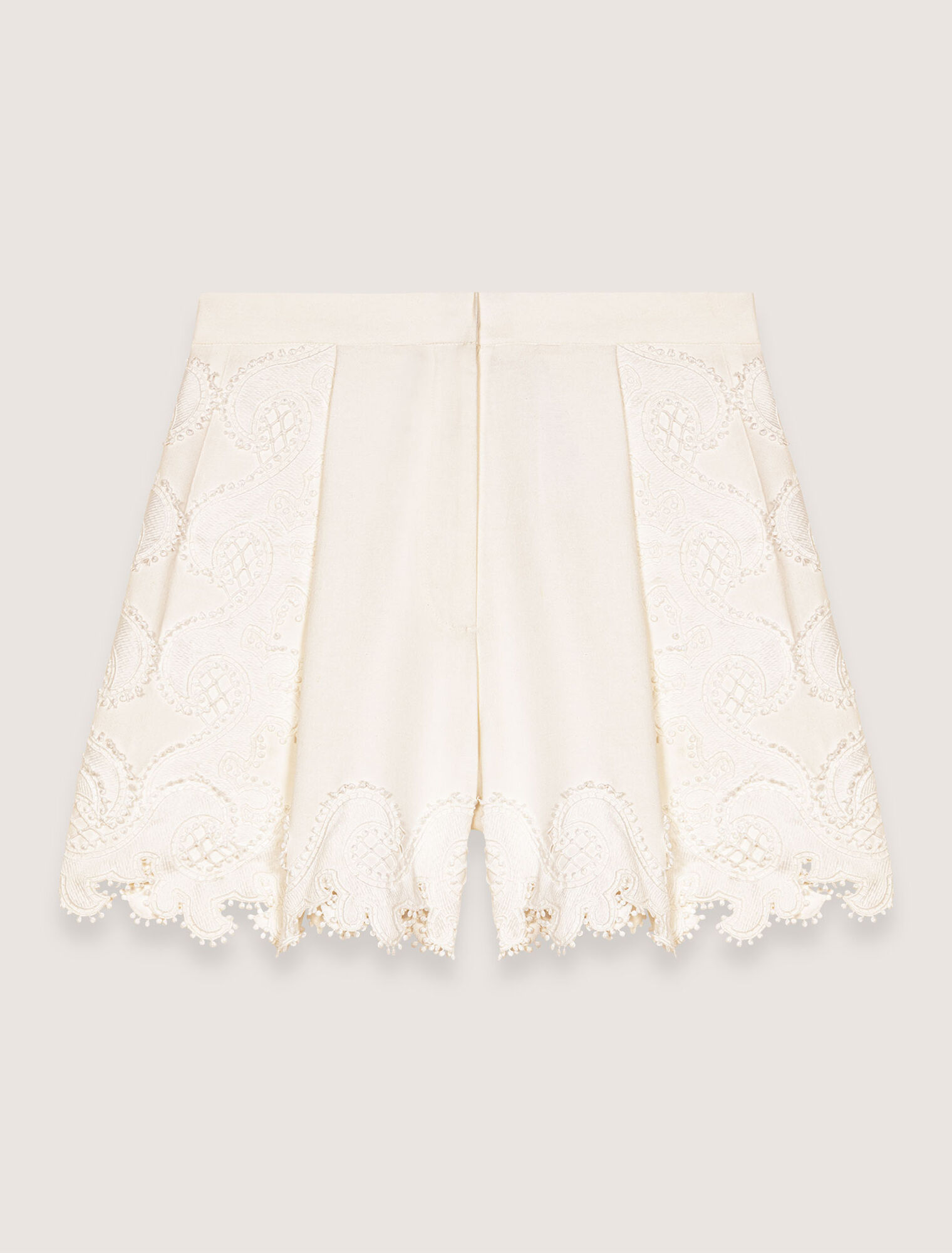 Embroidered shorts