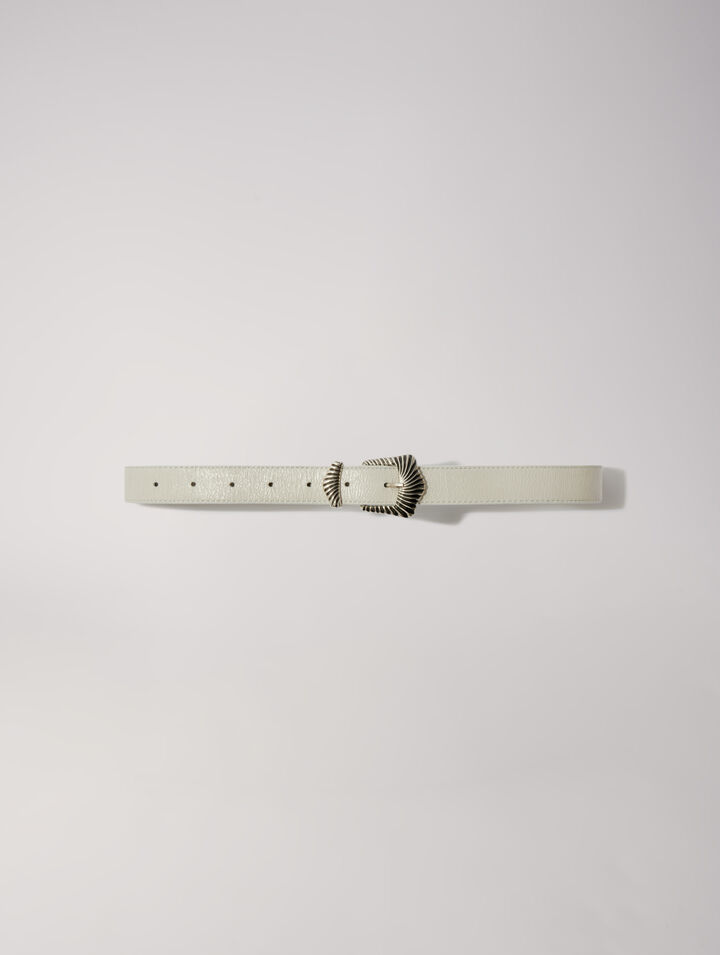 Belt with buckle