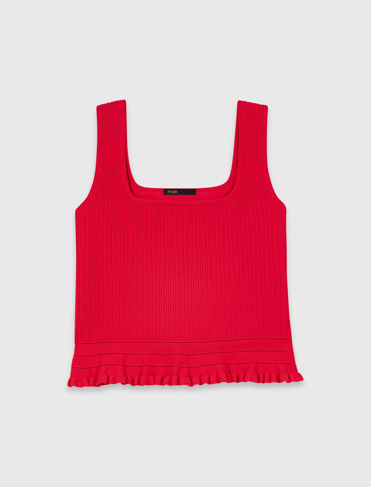 Ruffled knit top 6