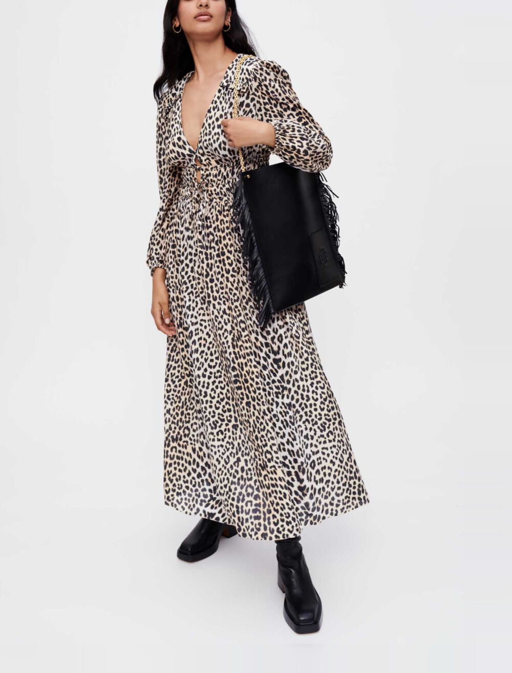 Maje leopard print dress 2025