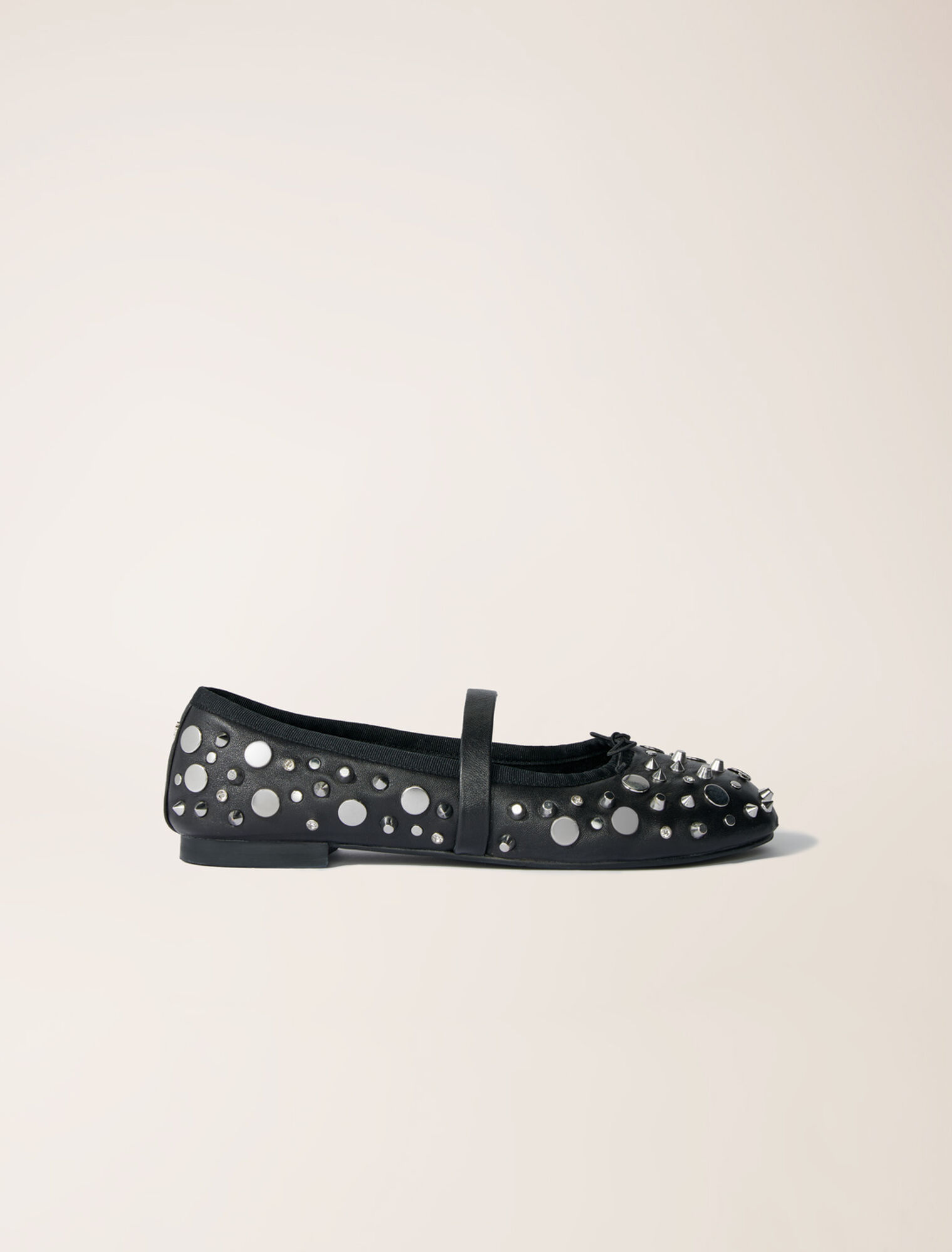Studded ballet flats